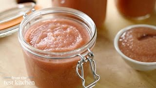 DIY Pink Applesauce Recipe  From the Test Kitchen [upl. by Dayiz]