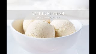 Vanilla Ice Cream  Raw Vegan Paleo [upl. by Aicirtak]