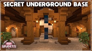 Minecraft How to Build a Secret Underground Base Tutorial 2021 [upl. by Esinyl]