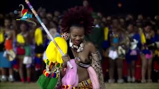 Buhle Betfu  Umhlanga Reed Dance 2018  Solo Dance By The Princess Sikhanyiso [upl. by Zap]