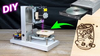 HOW to make CNC LASER engraver DIY from DVD drive [upl. by Widera]