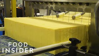 How A 100YearOld Vermont Creamery Makes Cheddar Cheese  Regional Eats [upl. by Perni]