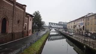 Milano il Naviglio e la chiesa di San Cristoforo [upl. by Maguire]