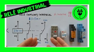 ⚡ Instalar y conectar RELÉ  RELAY  RELEVADOR INDUSTRIAL bobinas de 230 VAC de MINIATURA [upl. by Hanleigh]