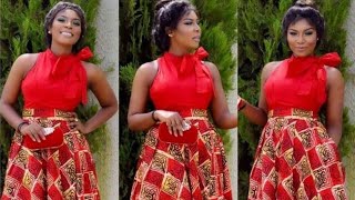 Kitenge designs for short dresses 2019 [upl. by Hanimay]