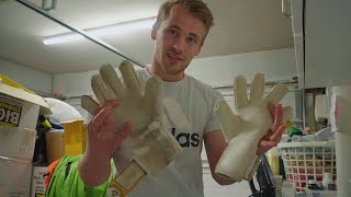 How To Clean Your Goalkeeper Gloves  Keeping Goals  S2Ep41 [upl. by Moscow]