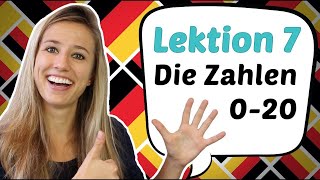 GERMAN LESSON 7 the German NUMBERS FROM 0 TO 20 PARODY [upl. by Ashley547]