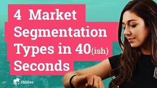 4 Market Segmentation Types in 40ish Seconds [upl. by Zoarah]