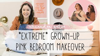 Small Pink Condo Bedroom Makeover  Diy Transformation [upl. by Lyndes]