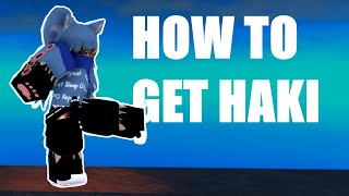 GPO HOW TO GET HAKI BUSO [upl. by Ameline]