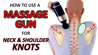 How to Use a Massage Gun to Loosen Tight Neck amp Shoulders [upl. by Stralka]