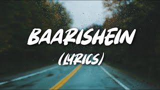 Baarishein Studio  Anuv Jain Lyrics [upl. by Teddman]