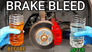 How To Bleed Your Brakes  BY YOURSELF [upl. by Anaeed]