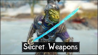 Skyrim 5 Secret and Unique Weapons You May Have Missed in The Elder Scrolls 5 Skyrim Part 4 [upl. by Ailedroc140]