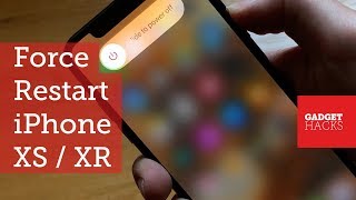 How to Force Restart the iPhone XS XS Max amp iPhone XR [upl. by Ntsuj276]