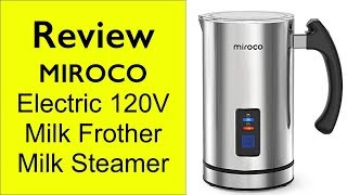 Review Miroco Milk Frother  How to make froth milk at home [upl. by Ociram]