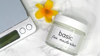 How to Formulate a Simple Face Moisturizer For Beginners [upl. by Atiuqram]