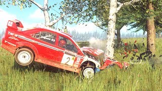 Dirt Rally 20 Car CrashesFails Compilation [upl. by Parnas]