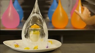 MAGICAL ICE DROP PANNA COTTA DESSERT RECIPE How To Cook That Ann Reardon [upl. by Amliw304]