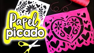 ¿Cómo hacer PAPEL PICADO PLANTILLAS GRATIS ☆★ Especial de octubre con Barbs [upl. by Noillid2]