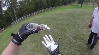 How to Make Football Gloves Sticky  Use Grip Boost [upl. by Lauraine]