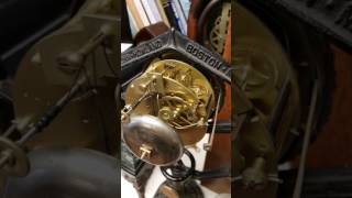 Restored Silk Thread French Clock Movement [upl. by Rednaskela164]