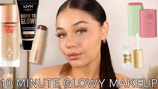 Easy Everyday 10 Minute GLOWY Makeup  Blissfulbrii [upl. by Agneta948]