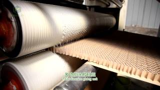 Full automatic honeycomb paperboard machine [upl. by Marjie]