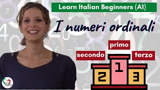 28 Learn Italian Beginners A1 Ordinal numbers [upl. by Phenica13]