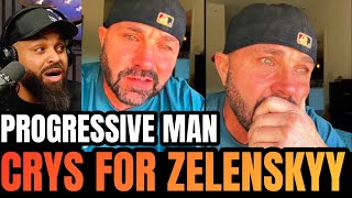 Progressive VAGINA of a Man BREAKS DOWN in TEARS OVER Trump THROWING Zelenskyy OUT White House [upl. by Sylvie]