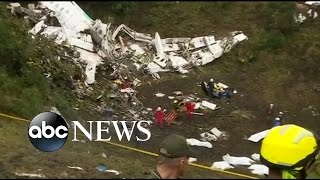 Brazilian Soccer Team in Deadly Plane Crash [upl. by Bazar]