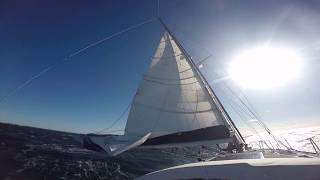 Boreal 44 Dutch sailing in high winds [upl. by Dickerson719]