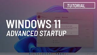 Windows 11 Five ways to open Advanced Startup options [upl. by Anatlus491]