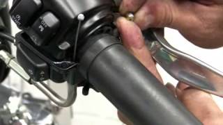 How to Replace Motorcycle Handlebar Grips [upl. by Henka]