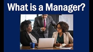 What is a Manager [upl. by Adyan]