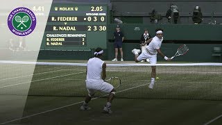 Roger Federer vs Rafael Nadal  Wimbledon 2008  Best Rallies [upl. by Alegnatal]