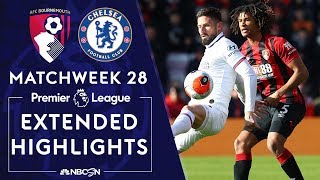 Bournemouth v Chelsea  PREMIER LEAGUE HIGHLIGHTS  2292020  NBC Sports [upl. by Katzen]