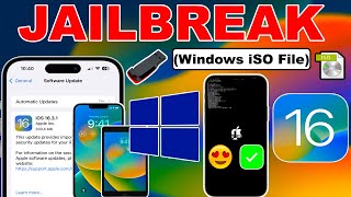 😍👀🤯 JAILBREAK LATEST iOS 165 on Windows iSO Method Palen1x PaleRa1nC Jailbreak iOS 1516 Window [upl. by Angid581]