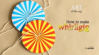 Arts amp Craft How to make Whirligig [upl. by Nirik]