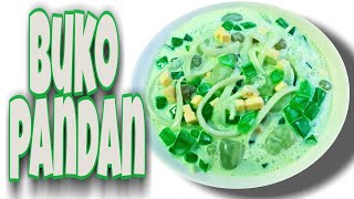 Buko Pandan  Filipino Dessert  Panlasang Pinoy [upl. by Refinej]