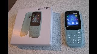 Nokia 220 2019 4G Mobile Phone Cell Phone Review New Latest Nokia Games Snake Xenzia Camera [upl. by Ynnek]