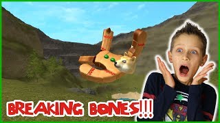 Breaking Bones in Roblox Freefall [upl. by Foote61]