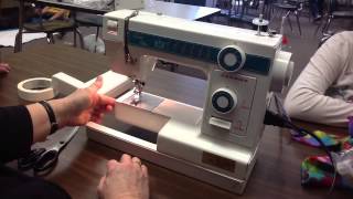 Threading a Sewing Machine [upl. by Nomyaw]