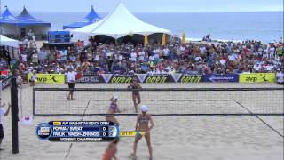 AVP  Manhattan Beach Open  Womens Final Highlights [upl. by Edyak905]