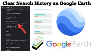 How to Clear Search History on Google Earth app  Techno Logic  2021 [upl. by Thant]