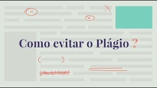 Como evitar o plágio [upl. by Airasor510]