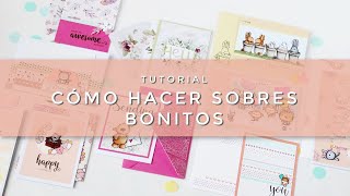 Cómo hacer sobres bonitos [upl. by Garrett740]