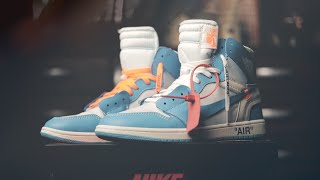 Nike Commercial  Off White Air Jordan 1 UNC Broll [upl. by Ecital]