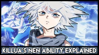 Explaining Killua Zoldycks Nen Abilities Godspeed  Electric Aura  Hunter X Hunter Explained [upl. by Shamus113]