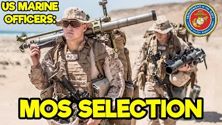 US MARINE OFFICERS MOS SELECTION [upl. by Eekorehc841]